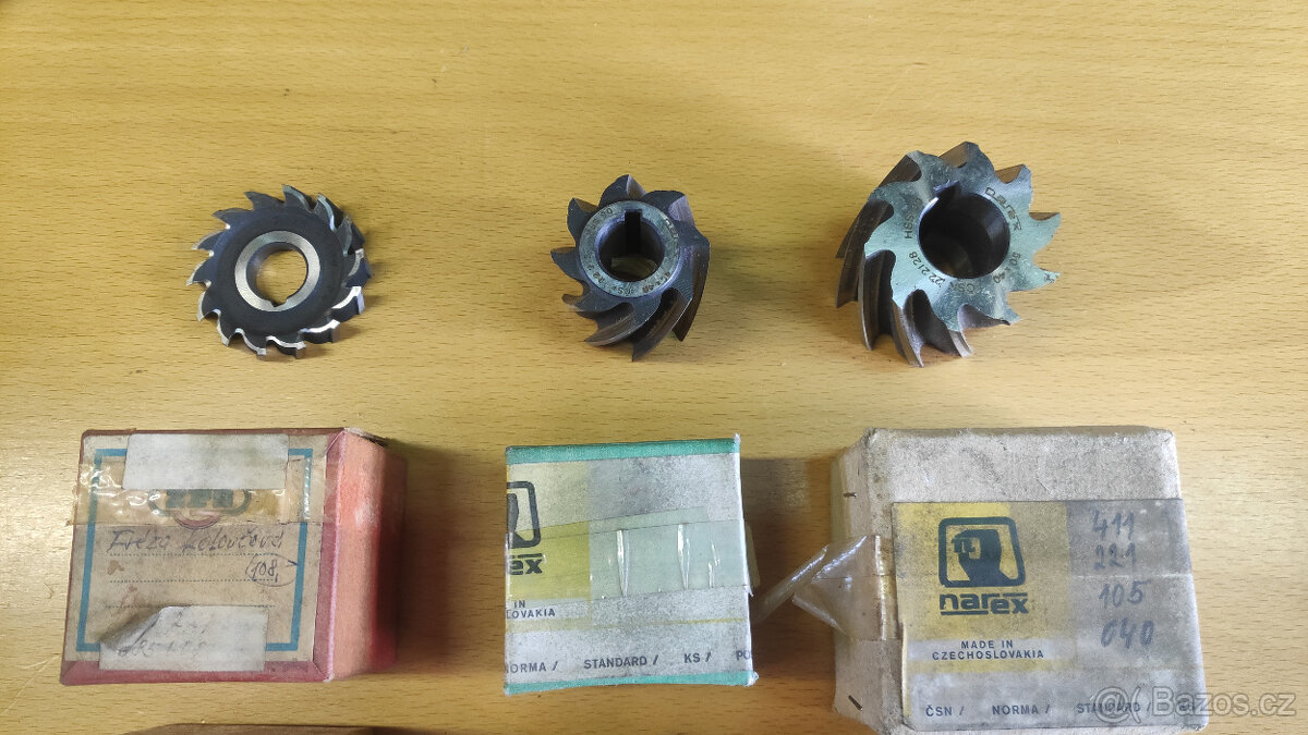 Frézy Narex, vroubkovací kolečka - 5