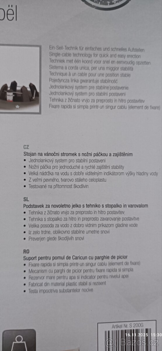 Stojánek na stromeček - 5