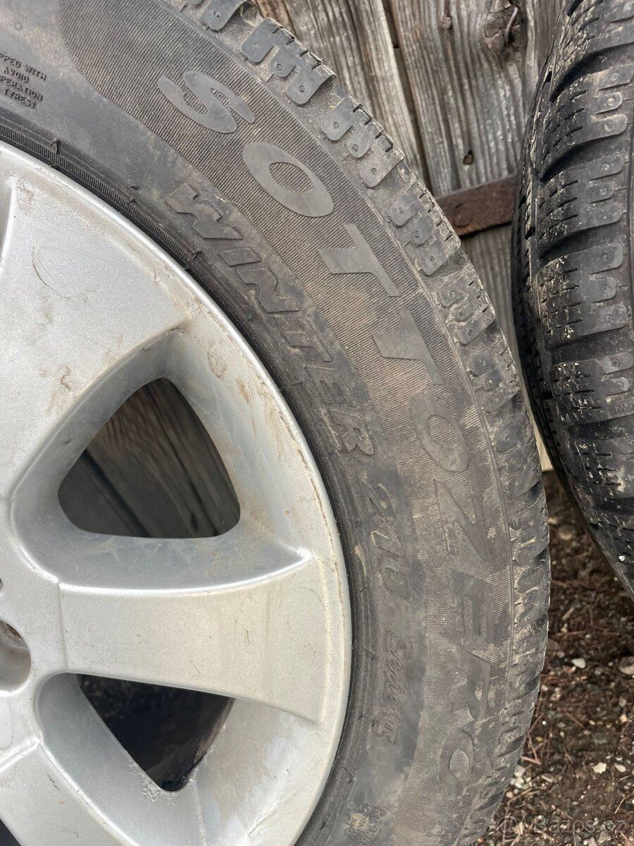 alu BMW + 205/55/16 zimni - 5