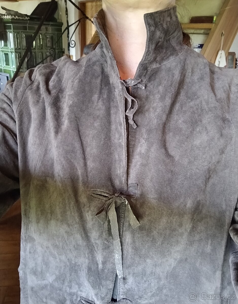 Kožený kabátec kostým LARP - 5