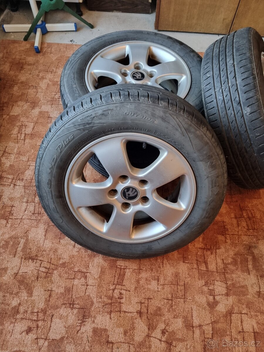 Alu kola + letní pneu - 5