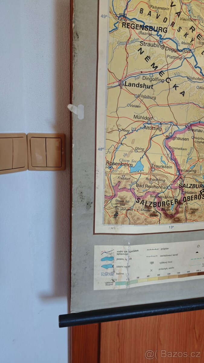 Školní mapa ČSSR - 5