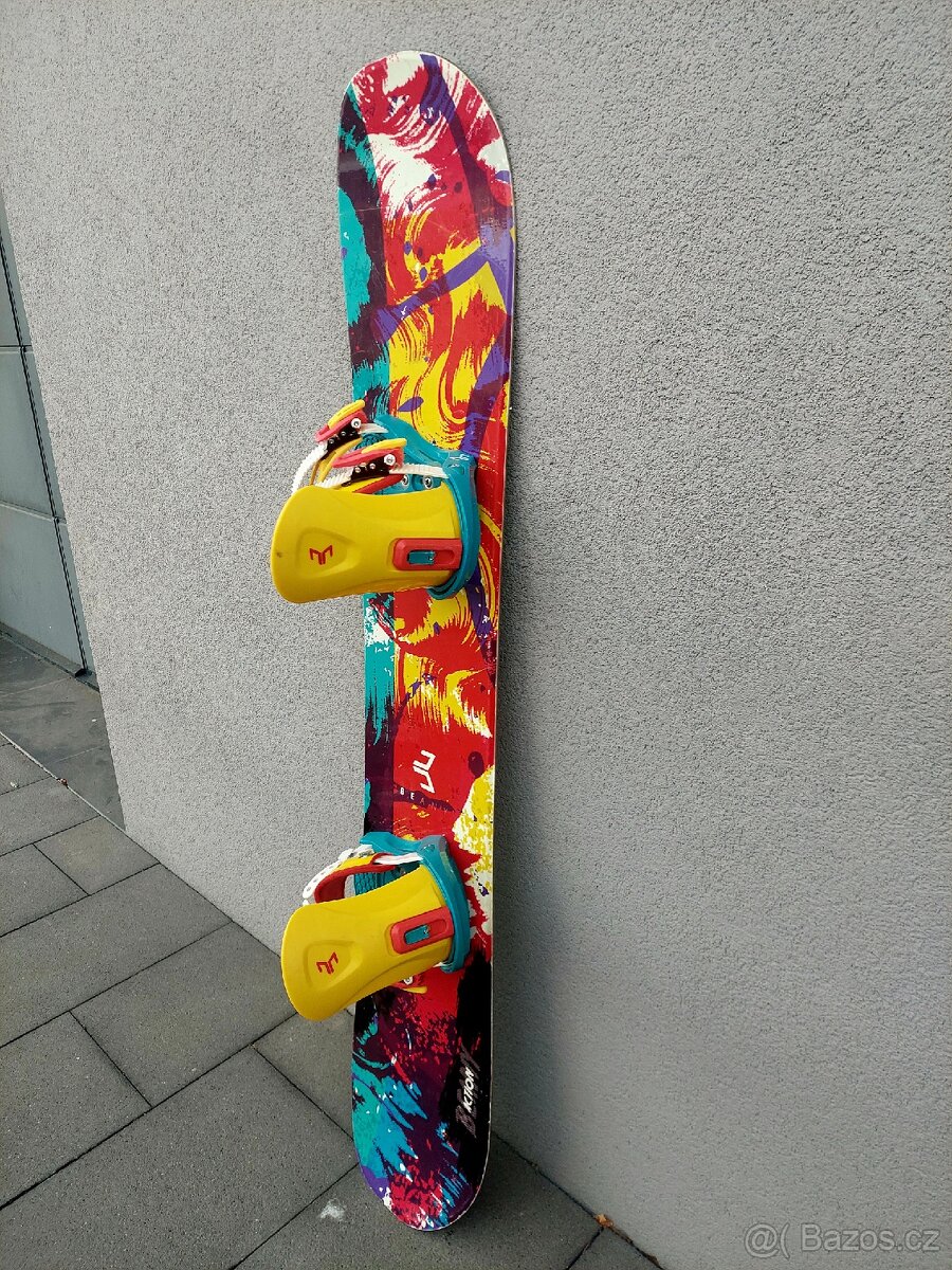 Snowboard BEANY ACTION včetně vázání, 133 cm + boty - 5