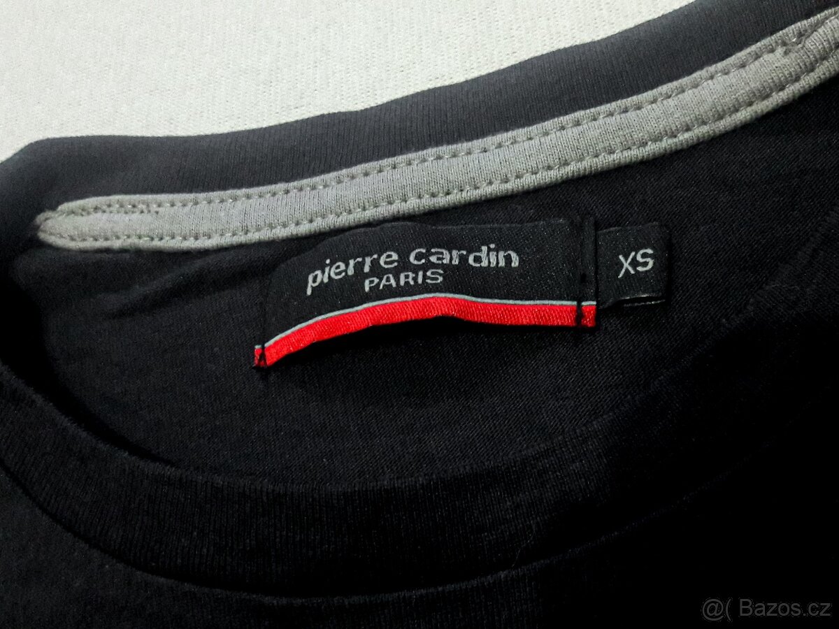 Černé tričko / triko Pierre Cardin - vel. XS - 5