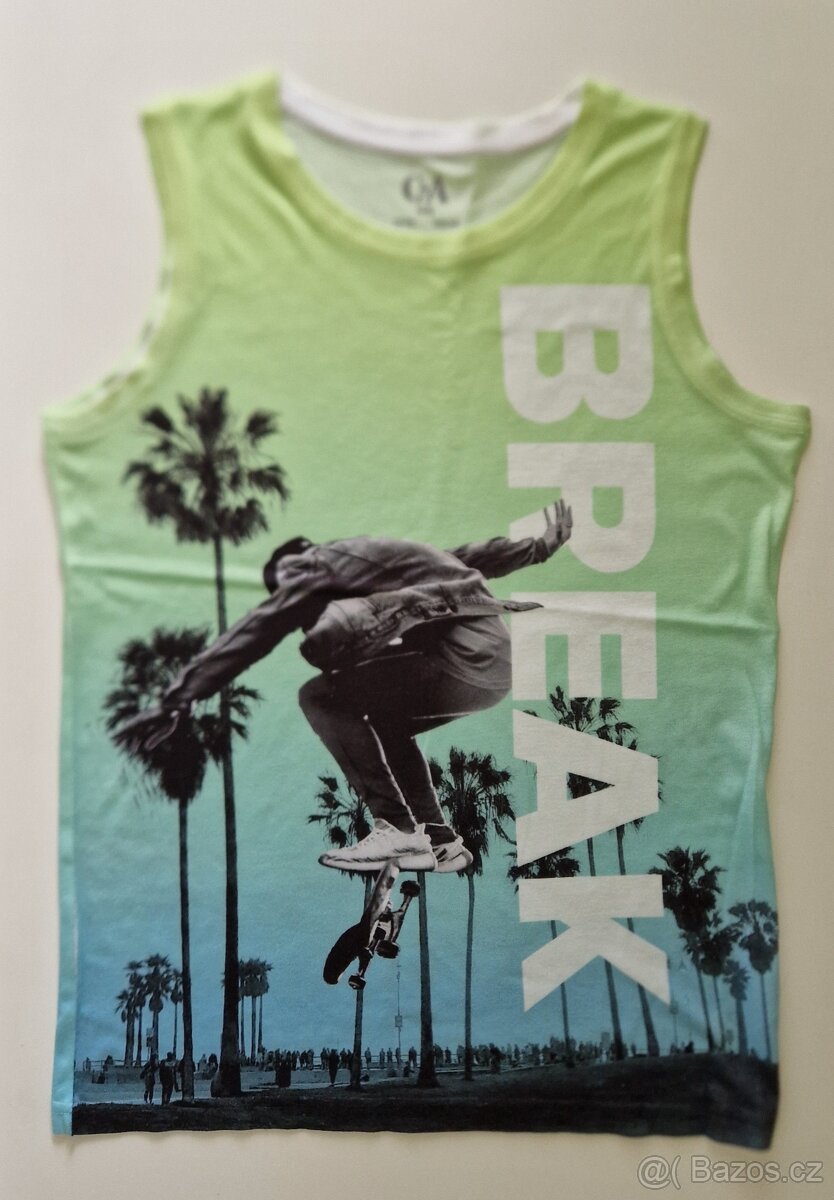 Chlapecké tílko /tričko bez rukávů, vel. 158/164 - 5