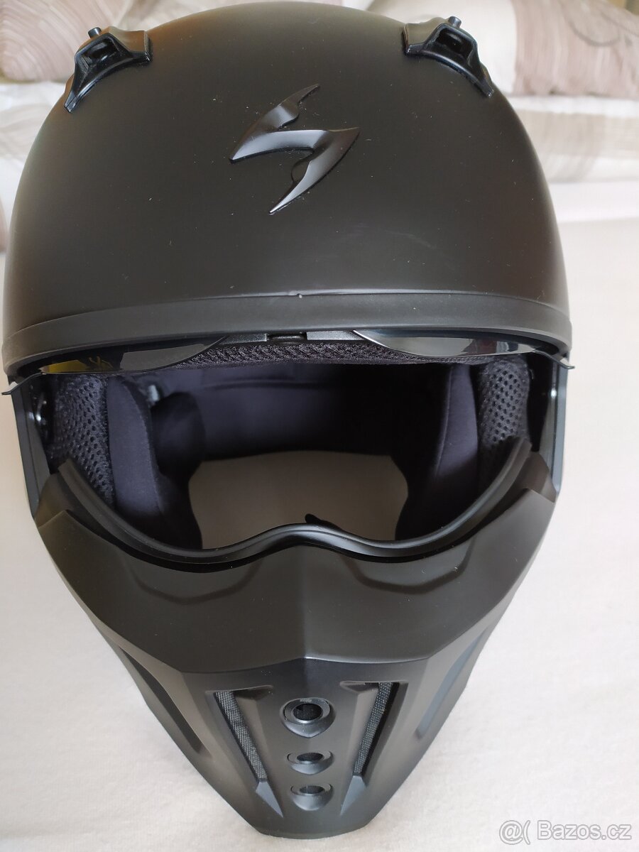 Přilba scorpion Covert-X Solid černá matná XL - 5