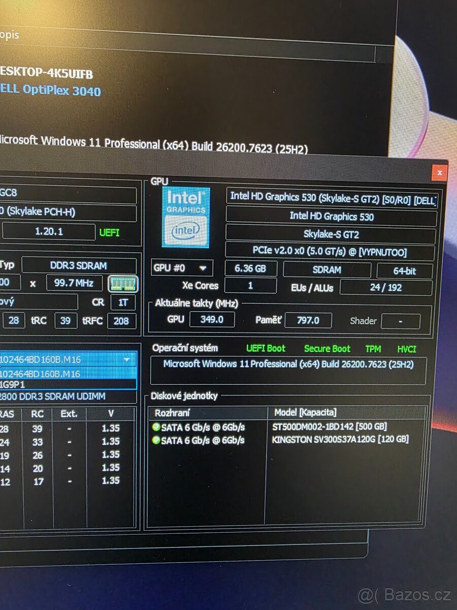 Kompaktní PC Dell 3040 SFF i5 16GB SSD&HDD - 5