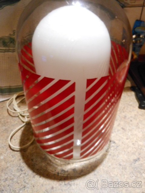 SKLENĚNÁ STOLNÍ LAMPA - 5