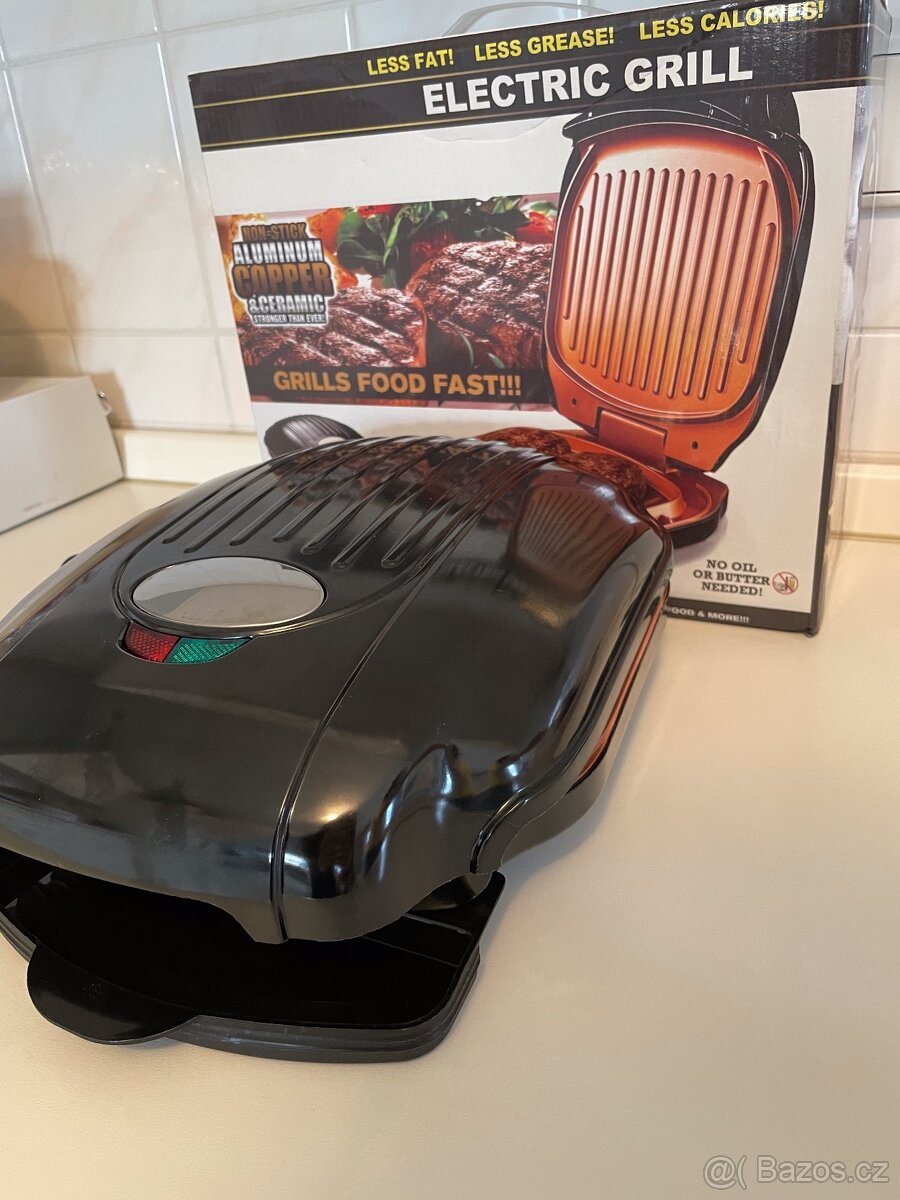 Prodám elektrický gril. Nový - 5