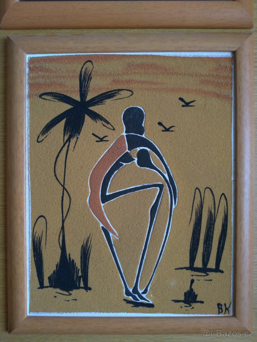 Obrazy 4ks RUČNĚ MALOVANÉ - 5