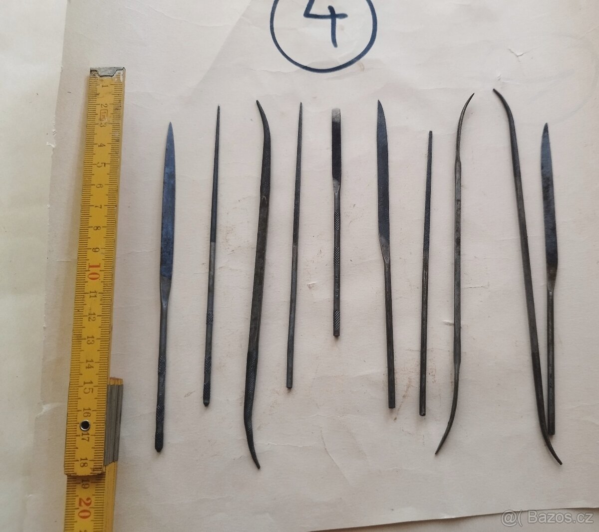 Tvarové pilníky Ø 4mm - 5