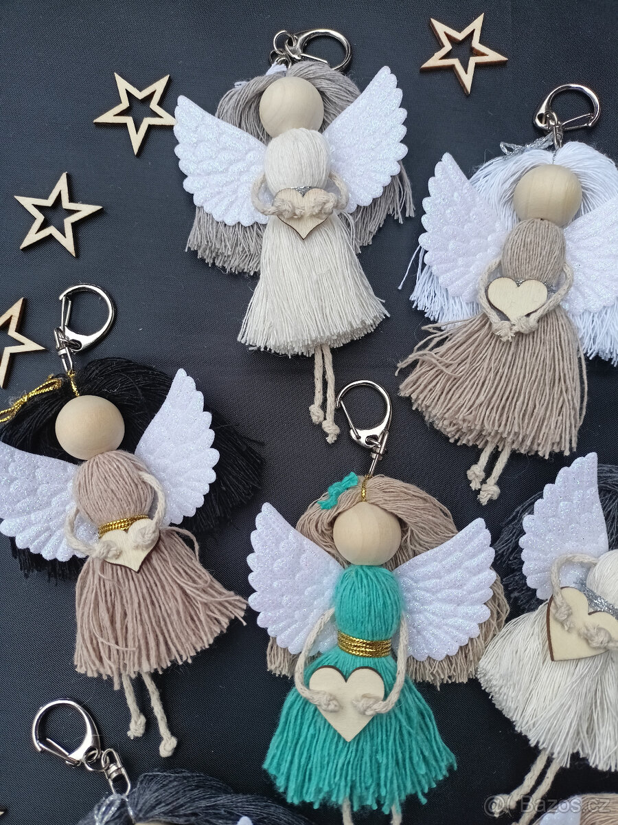 Klíčenka Andělka - nová - 5