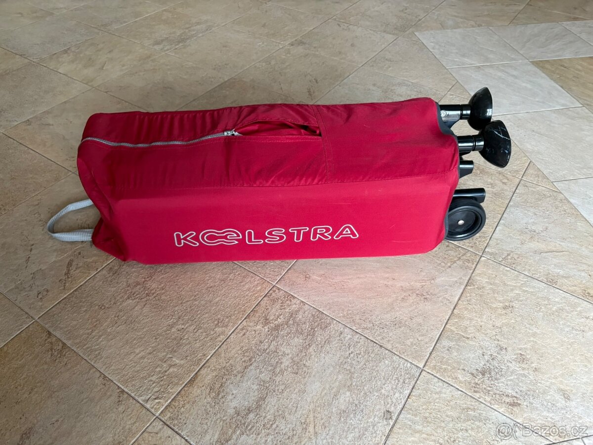 Cestovní dětská postýlka Koelstra – červená - 5