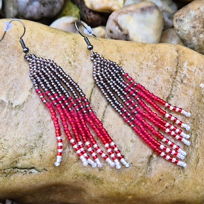 Korálkové náušnice - 5