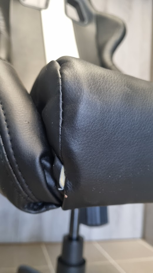 C-Tech herní křeslo Phobos černobílé (GCH-01) - 5