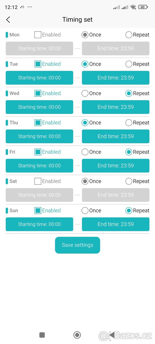 Nezávislé Bluetooth Naftové Topení 8 Kw 12V / 24 V / 220V - 5