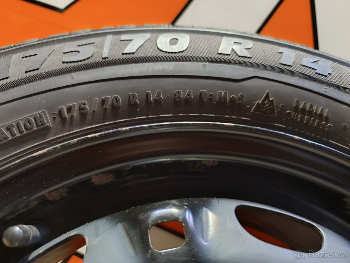 Zimní kola na Škoda Roomster 5x100 ET35 175/70 R14 - 5
