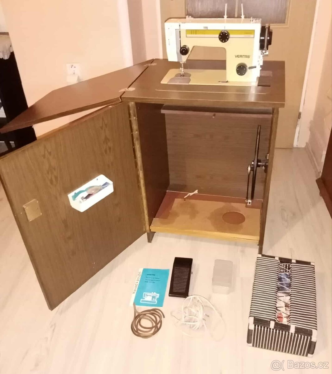 Elektrický skříňkový šicí stroje Veritas - 5