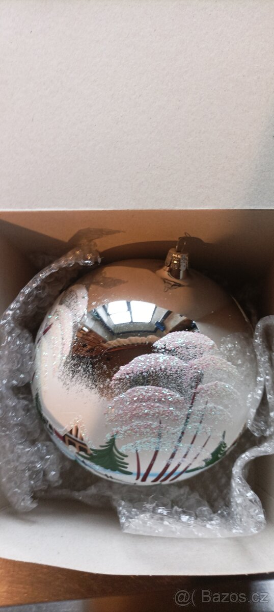 Skleněná vánoční koule - 5