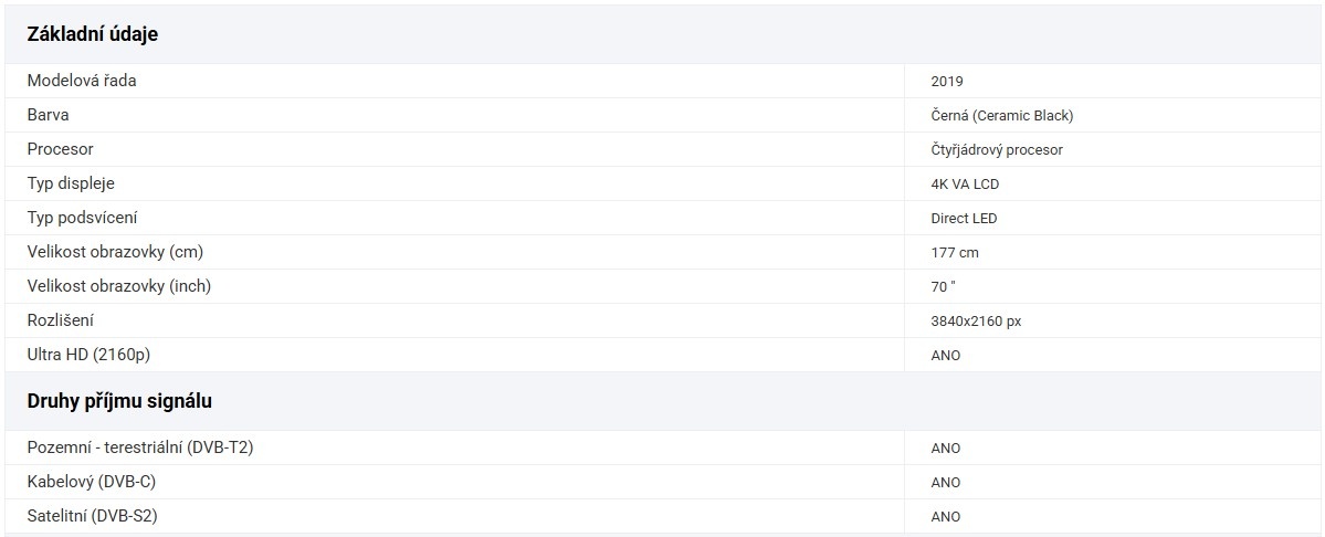 Prodám LG smart 4k LED TV 70“ / 177cm - 5