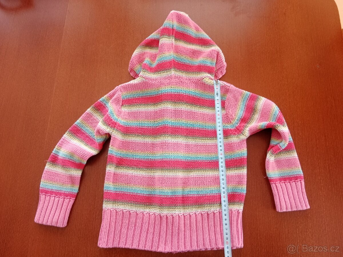 Dívčí svetr na zip - 4-5 let - 5