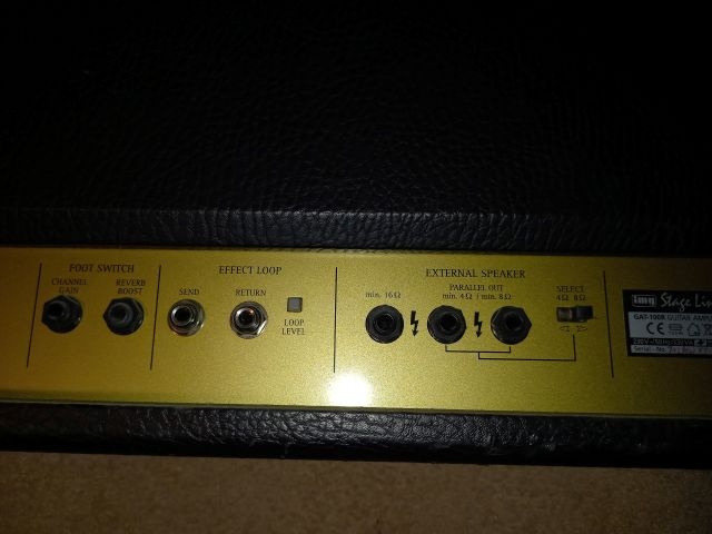 Kytarový celolampový zesilovač IMG stage line - 5