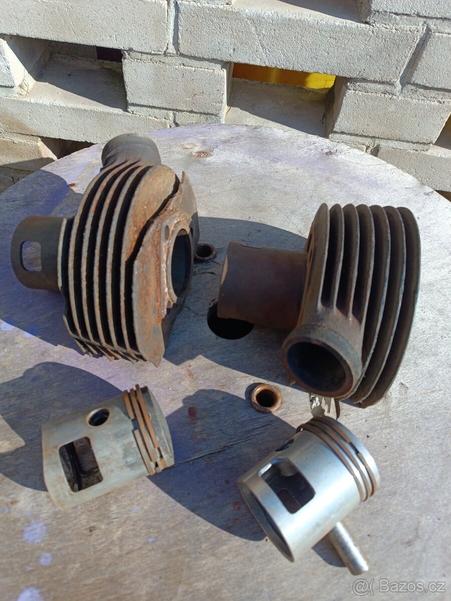 Válce - Jawa 350 pérák - 5