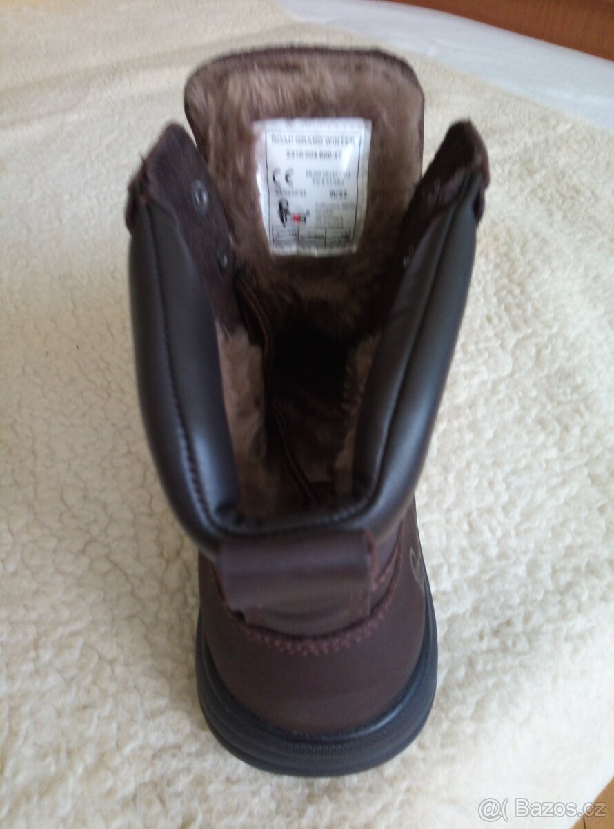 Prodám ZIMNÍ kožené BOTY - 5