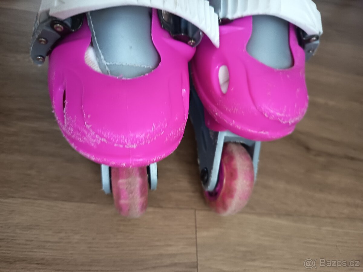 Nastavitelné kolečkové brusle vel 30-33 - 5