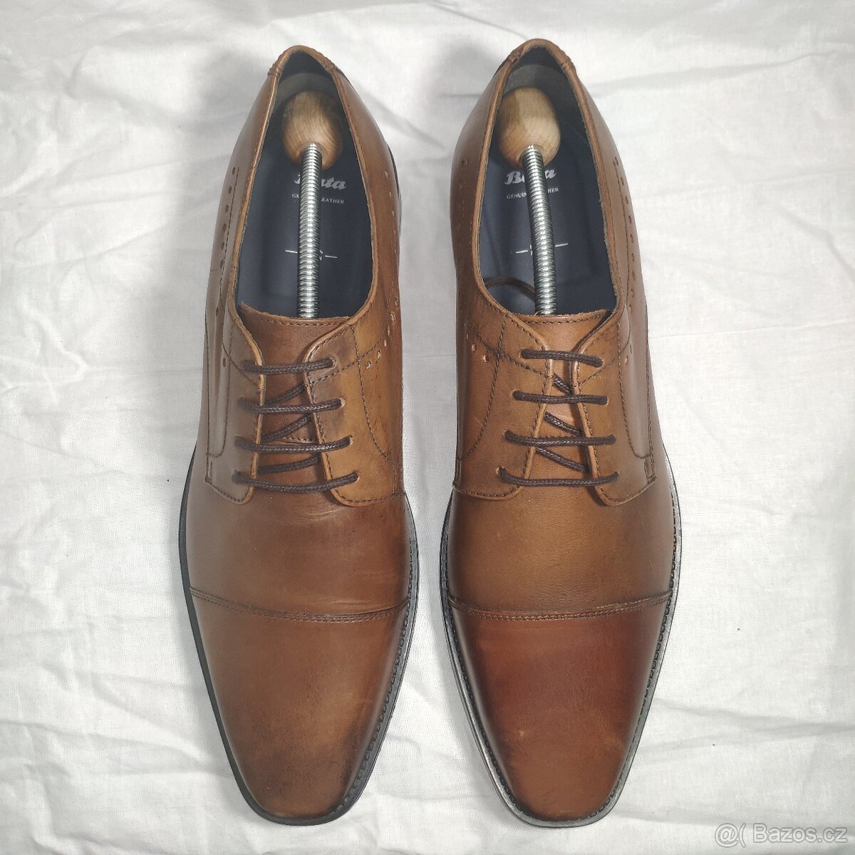 ❗❗BAŤA, VELIKOST 46, PÁNSKÉ HNĚDÉ POLOBOTKY❗❗ - 5