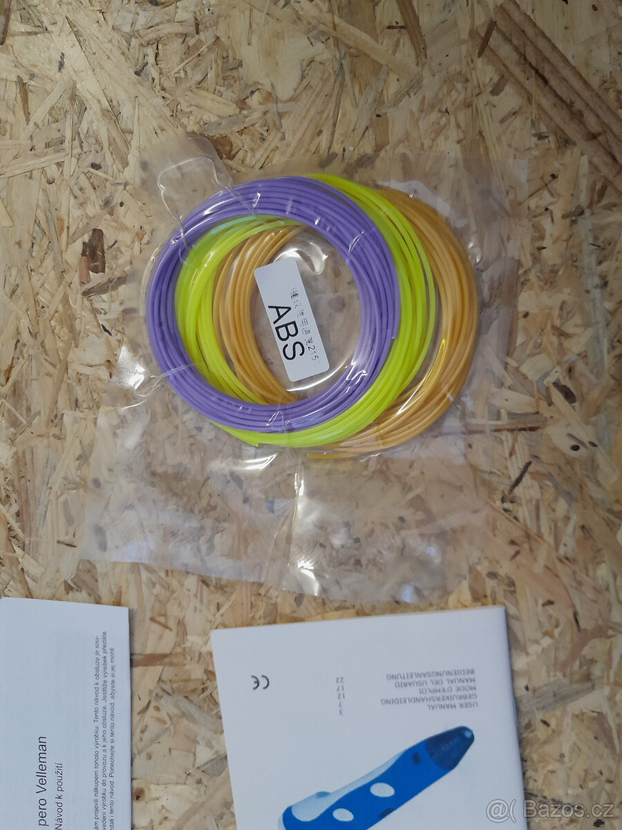 3D tiskárna - Velleman 3DPEN až 250°C, s fialementem - NOVÉ - 5