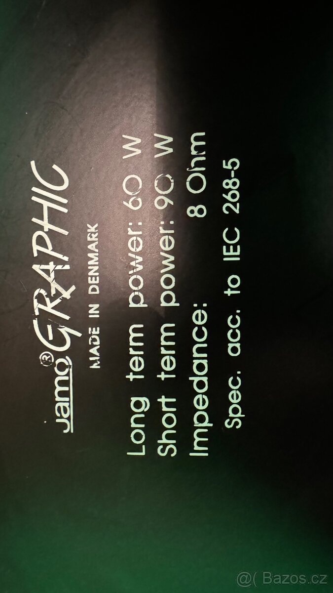 Jamo graphic reproduktory ze skla-použité - 5