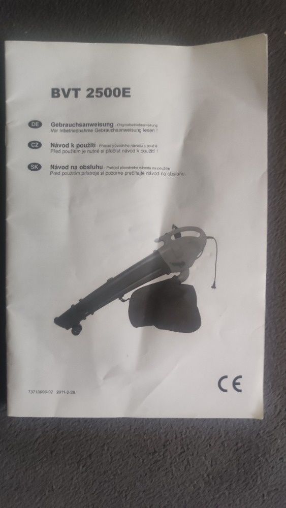 El.vysavač - foukač listí s pytlem Ikra Mogatec BVT 2500E - 5