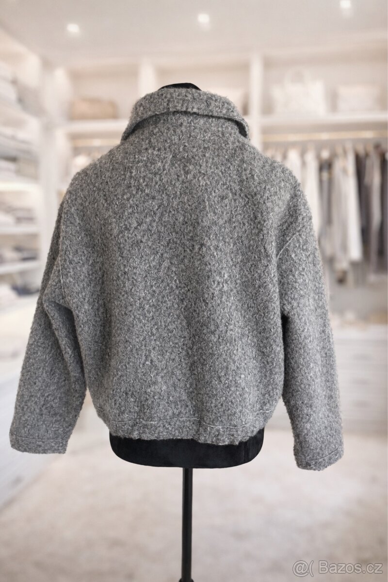 Seda lehci jarni bomber bunda C&A vel L - 5