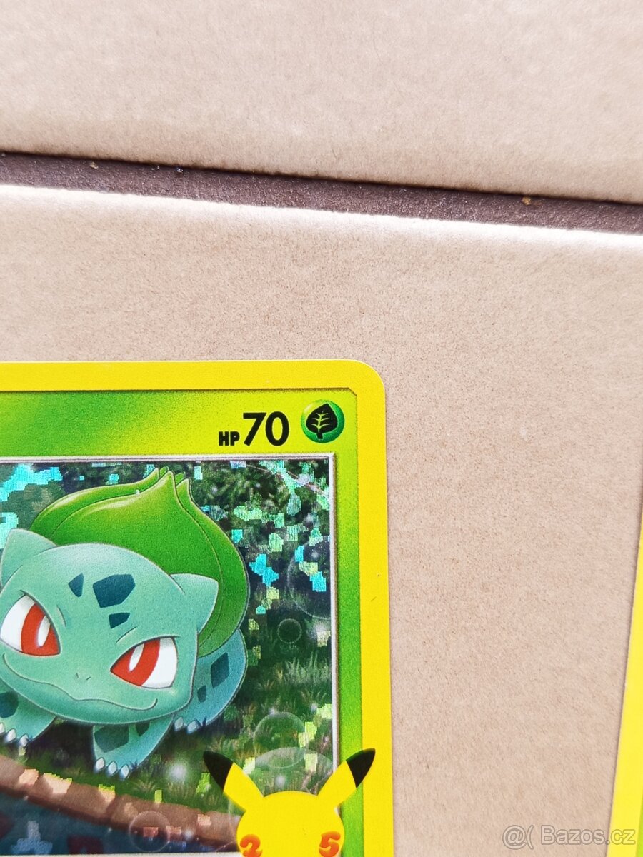 Karta Pokémon Bulbasaur holo 2021 - 5