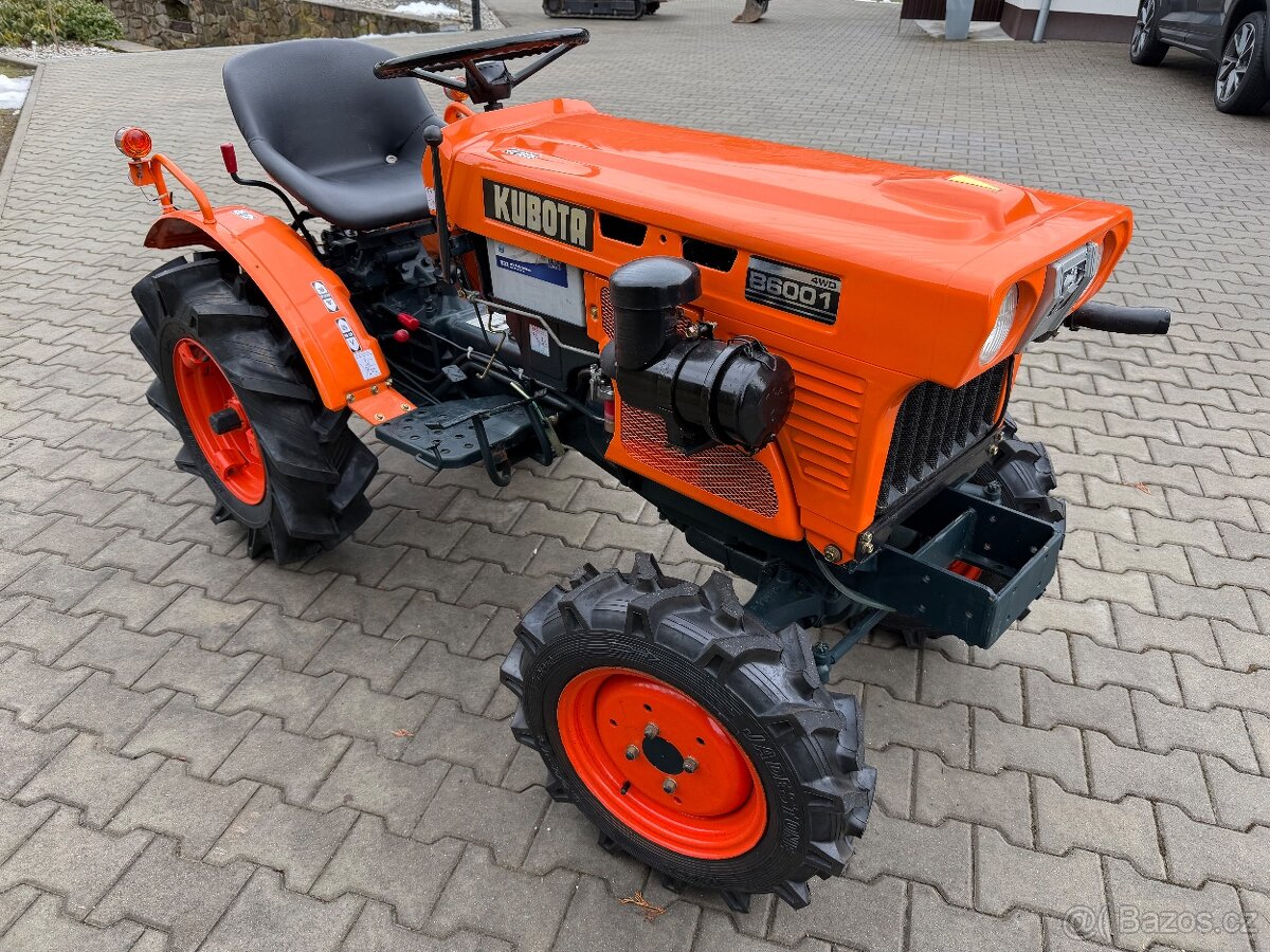 malotraktor Kubota B6001 3válec 4x4 - 5