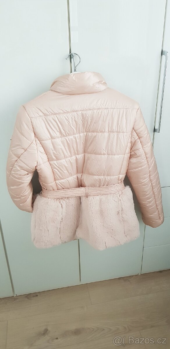 Bunda s kožíškem nová L/40 - 5