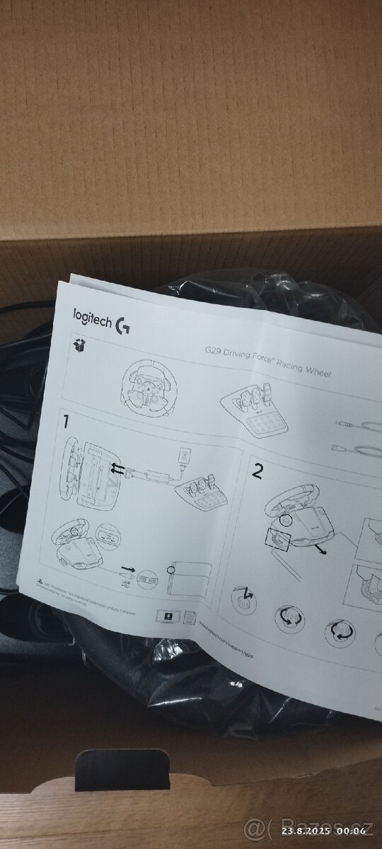 Logitech g29+shifter, jako nový - 5