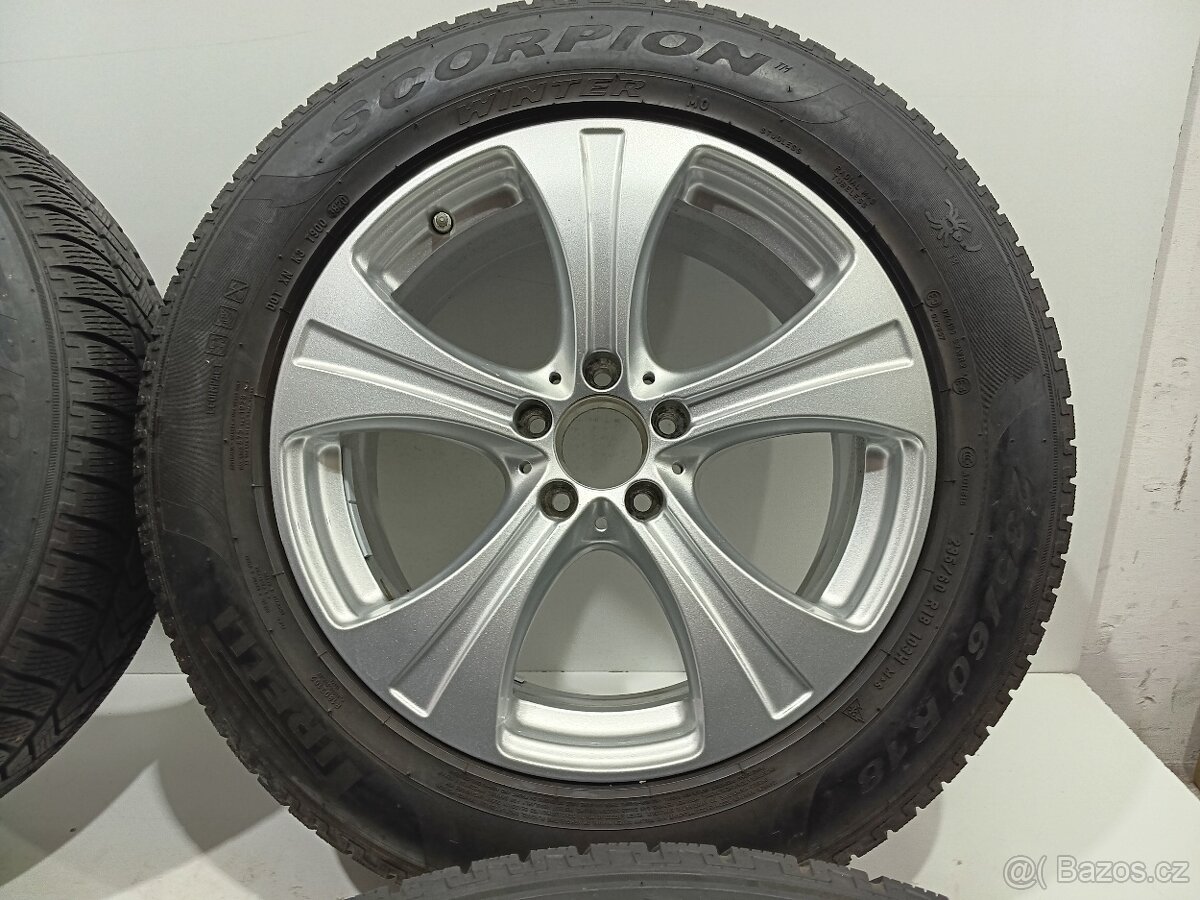 Zimní kola Mercedes 5x112 R18 ET38 pneu 235/60/18 - 5