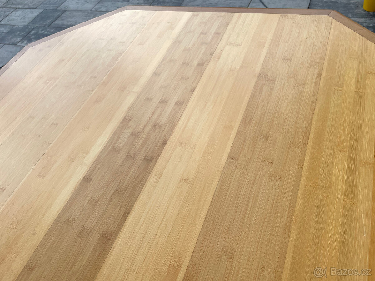 Jídelní stůl Sole Mio 211 x 126cm - masivní bambus - 5