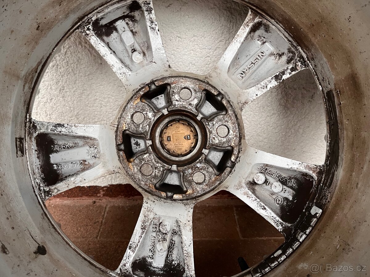 Alu disky NISSAN 5x114,3, ráfek 6,5Jx17 s letnimi pneu - 5