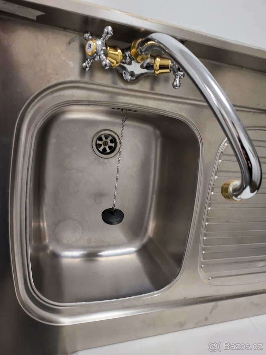 vybavení kuchyňky vařič dřez, vod.baterie, 120cm - 5