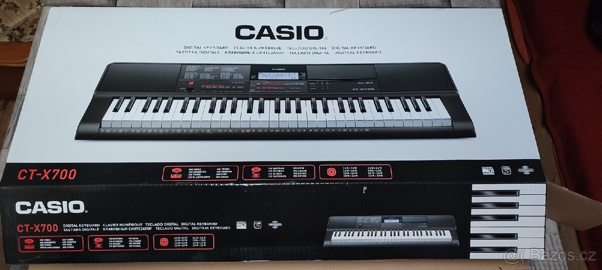 Klávesy Casio CT-X700 - 5