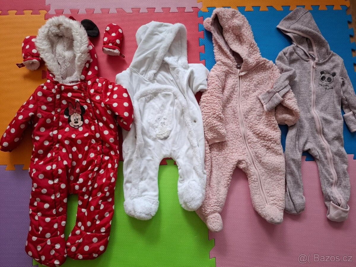 Mix oblečení pro holčičku 0-1 rok, vel 50-80 - 5