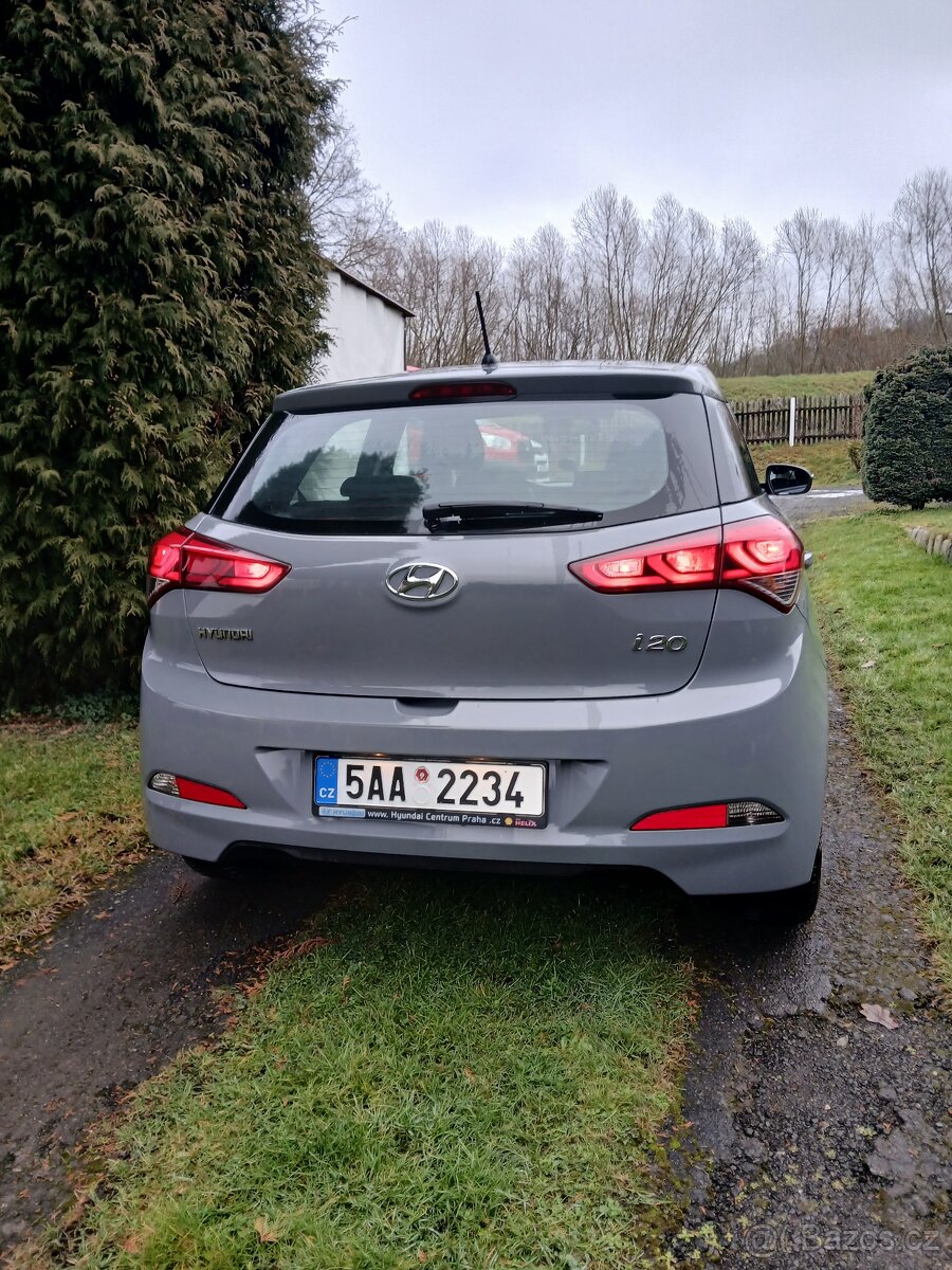 HYUNDAI I20 1.2 55KW r.v.2015 nový v čr.naj.89 777km. - 5