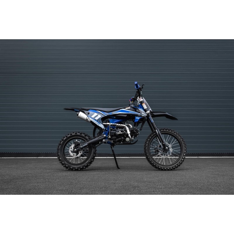 Pitbike Leramotors Shark 125ccm, el. start, modry