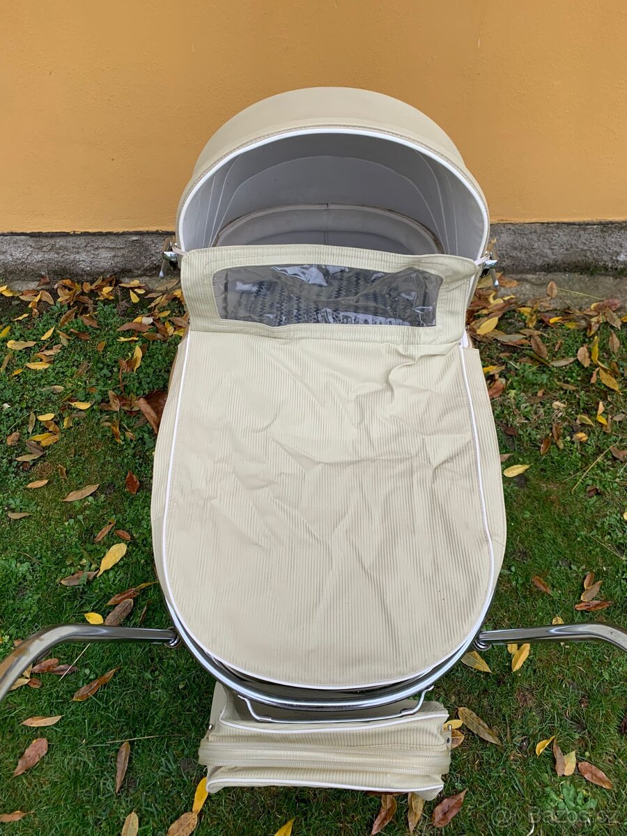 Retro kočárek pro miminko Frankonia - 5