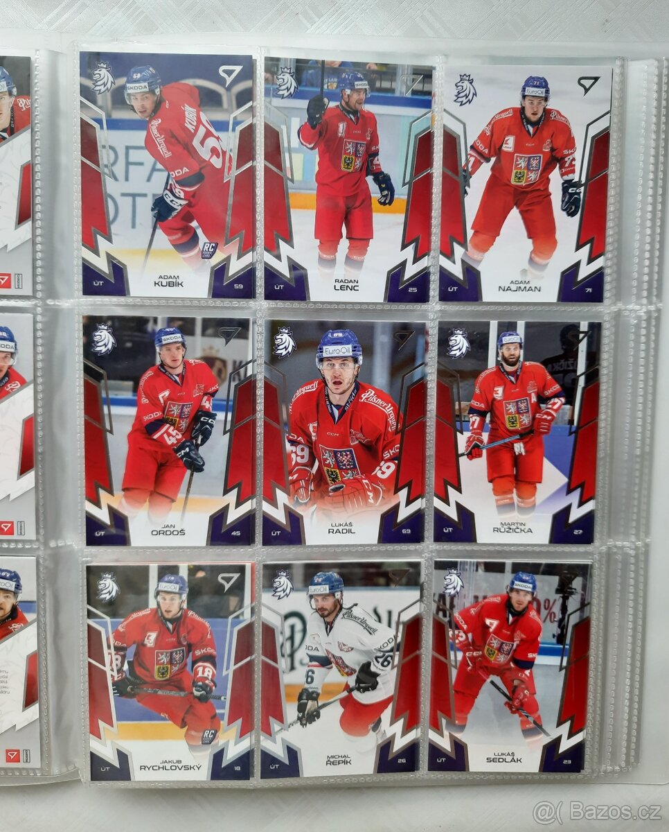 Kompletní základní sada 63 karet Hokejové Česko 2024 - 5