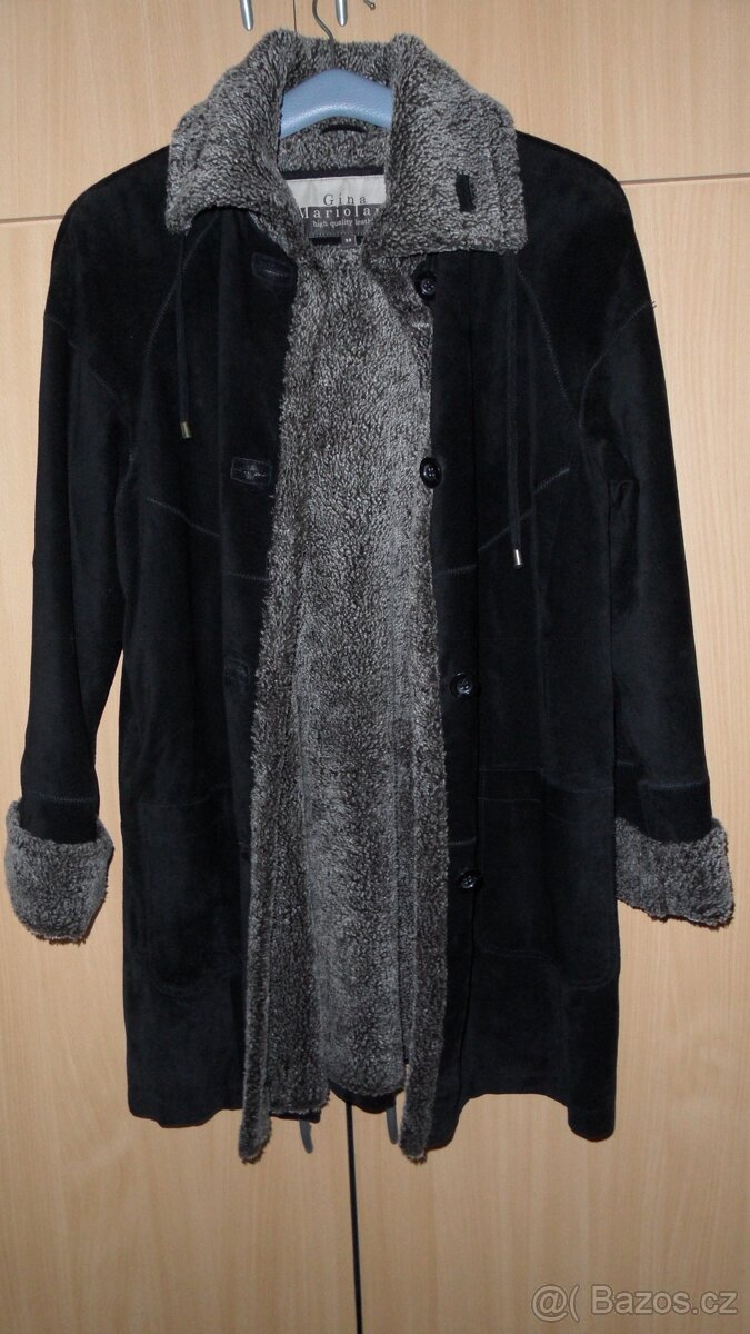 Dámský semišový kabát - 5