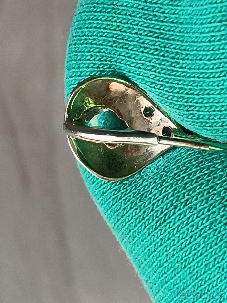 Zlate dámské náušnice 14k - 5